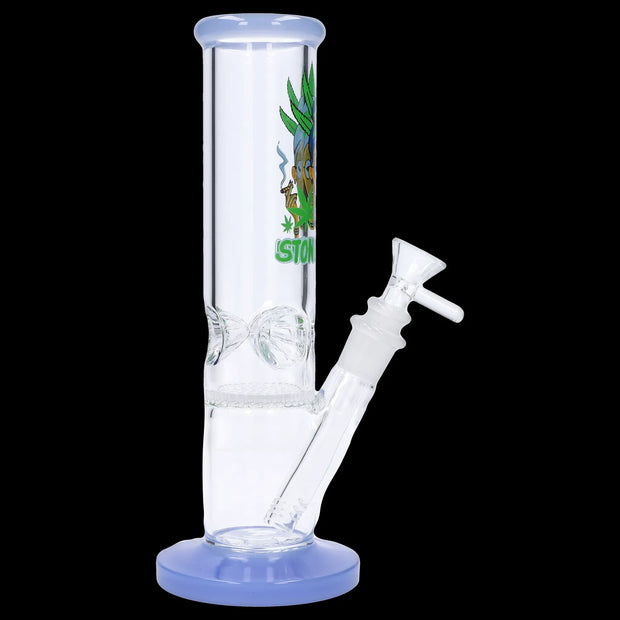 Stoner Mom Straight Tube with Honeycomb Perc - 10 in