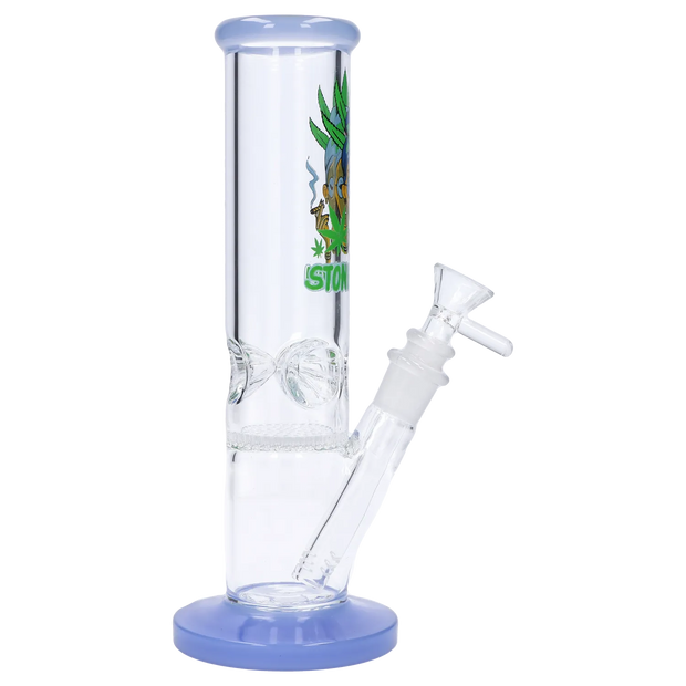 Stoner Mom Straight Tube with Honeycomb Perc - 10 in