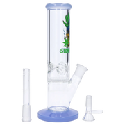 Stoner Mom Straight Tube with Honeycomb Perc - 10 in