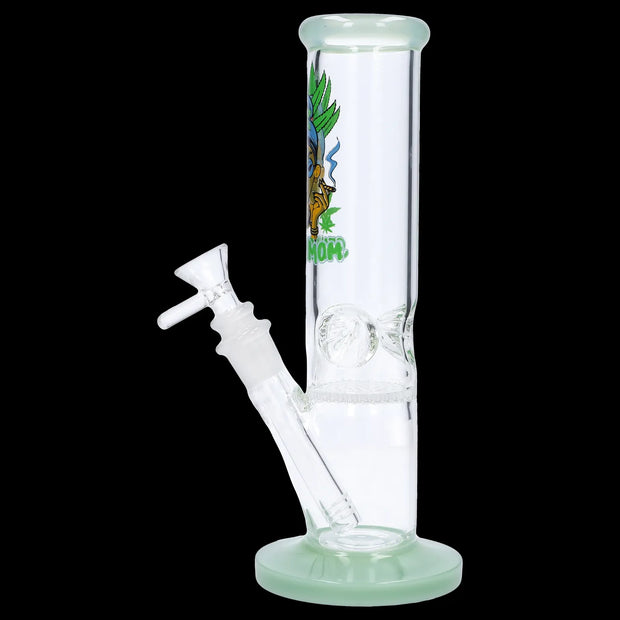 Stoner Mom Straight Tube with Honeycomb Perc - 10 in