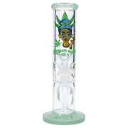 Stoner Mom Straight Tube with Honeycomb Perc - 10 in