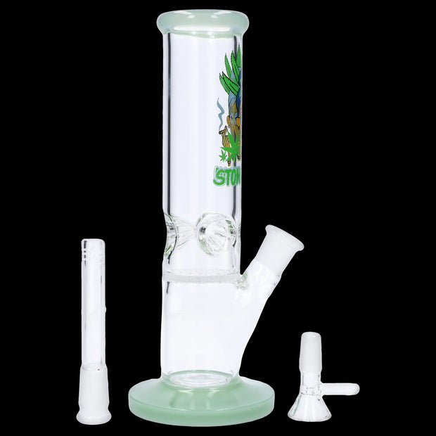 Stoner Mom Straight Tube with Honeycomb Perc - 10 in