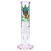 Stoner Mom Straight Tube with Honeycomb Perc - 10 in