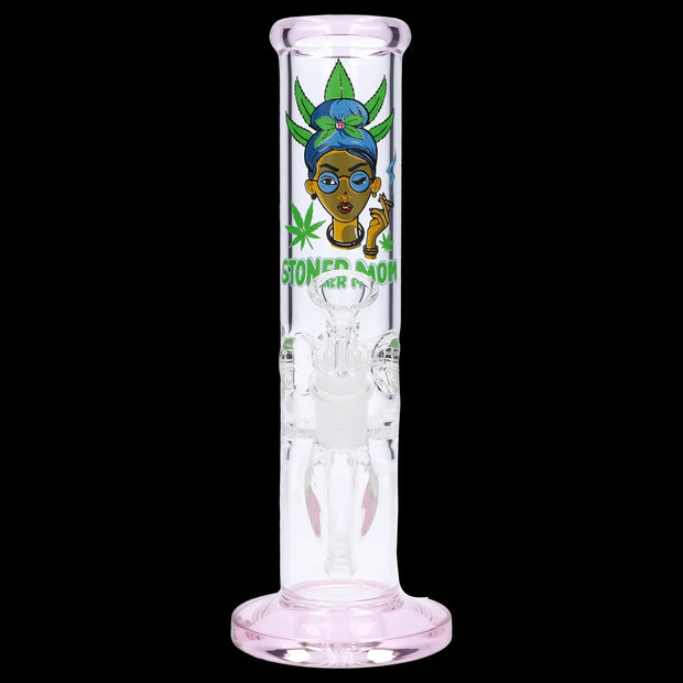 Stoner Mom Straight Tube with Honeycomb Perc - 10 in