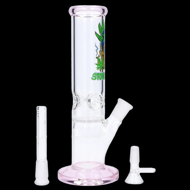 Stoner Mom Straight Tube with Honeycomb Perc - 10 in