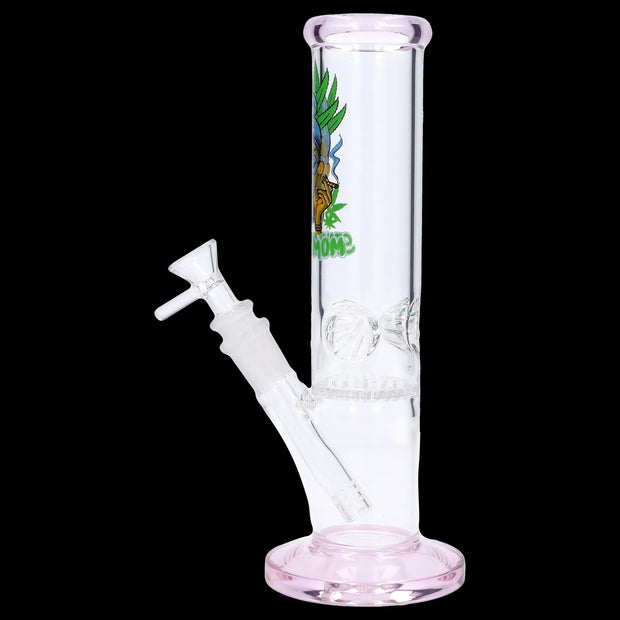 Stoner Mom Straight Tube with Honeycomb Perc - 10 in