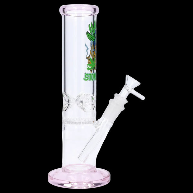 Stoner Mom Straight Tube with Honeycomb Perc - 10 in
