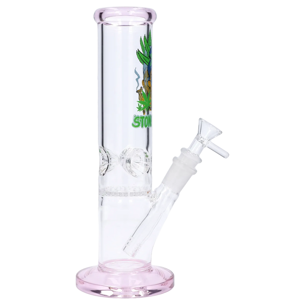 Stoner Mom Straight Tube with Honeycomb Perc - 10 in