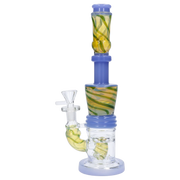 Galaxy Color Water Pipe with Showerhead Perc - 11 in