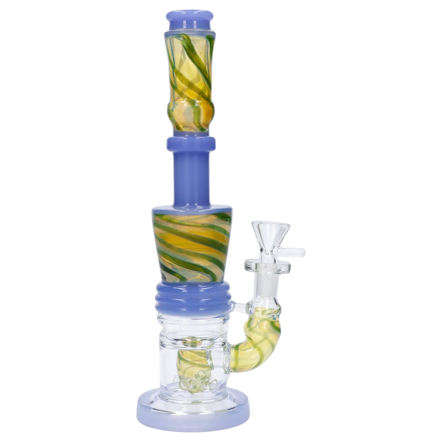 Galaxy Color Water Pipe with Showerhead Perc - 11 in