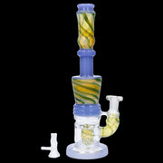 Galaxy Color Water Pipe with Showerhead Perc - 11 in
