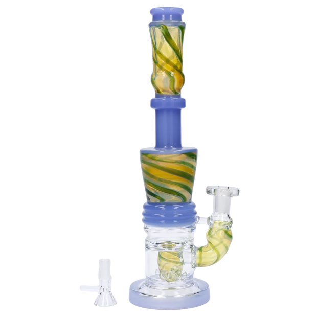 Galaxy Color Water Pipe with Showerhead Perc - 11 in