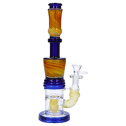 Galaxy Color Water Pipe with Showerhead Perc - 11 in