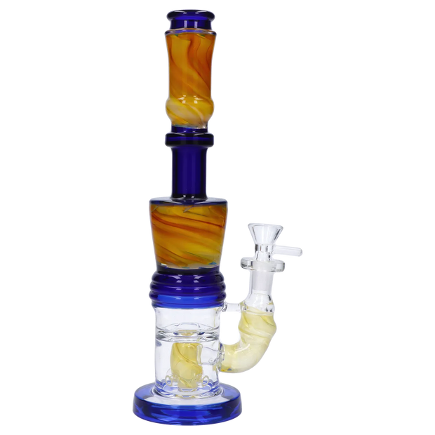 Galaxy Color Water Pipe with Showerhead Perc - 11 in