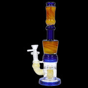 Galaxy Color Water Pipe with Showerhead Perc - 11 in