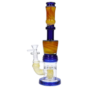 Galaxy Color Water Pipe with Showerhead Perc - 11 in