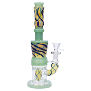 Galaxy Color Water Pipe with Showerhead Perc - 11 in