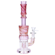 Galaxy Color Water Pipe with Showerhead Perc - 11 in