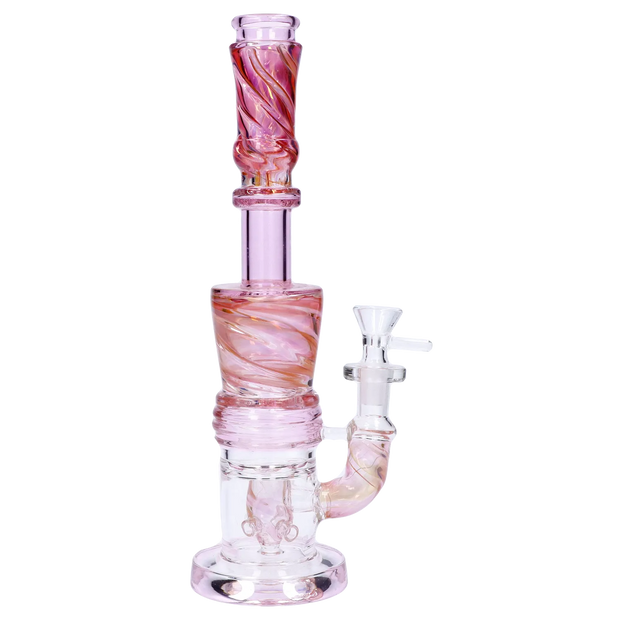 Galaxy Color Water Pipe with Showerhead Perc - 11 in