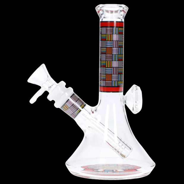 Diamond Beaker with Colorful Tube - 7 in