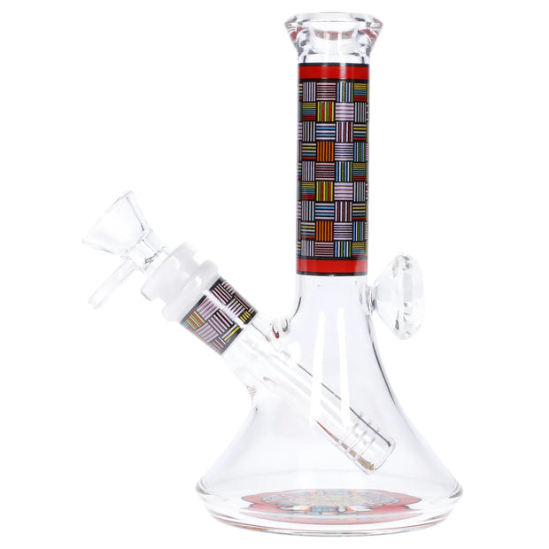 Diamond Beaker with Colorful Tube - 7 in