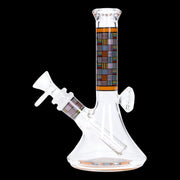 Diamond Beaker with Colorful Tube - 7 in