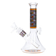 Diamond Beaker with Colorful Tube - 7 in