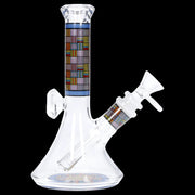 Diamond Beaker with Colorful Tube - 7 in