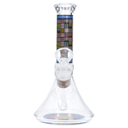 Diamond Beaker with Colorful Tube - 7 in