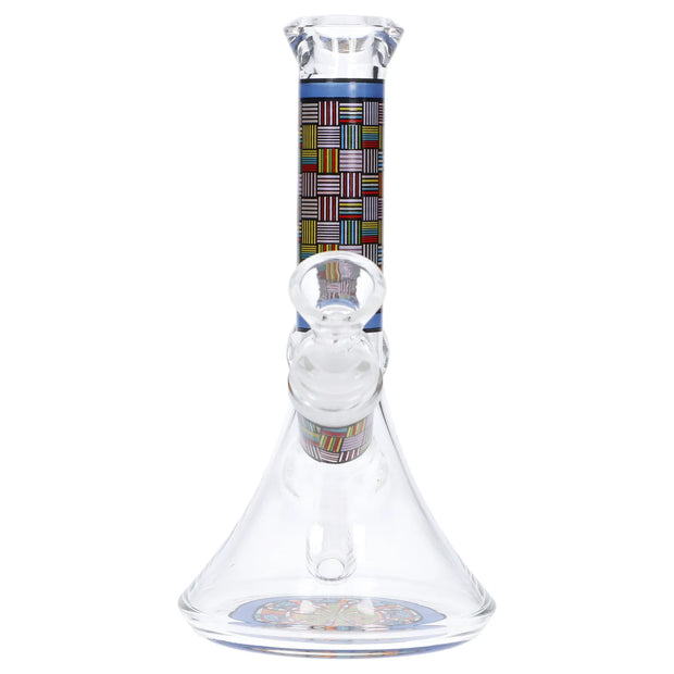 Diamond Beaker with Colorful Tube - 7 in
