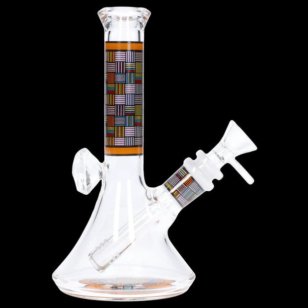 Diamond Beaker with Colorful Tube - 7 in