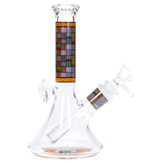Diamond Beaker with Colorful Tube - 7 in
