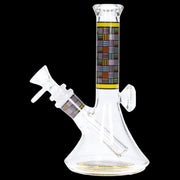 Diamond Beaker with Colorful Tube - 7 in
