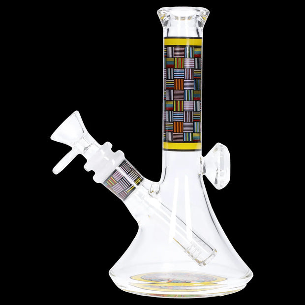 Diamond Beaker with Colorful Tube - 7 in