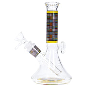 Diamond Beaker with Colorful Tube - 7 in