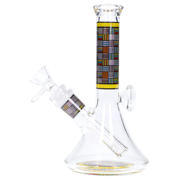 Diamond Beaker with Colorful Tube - 7 in