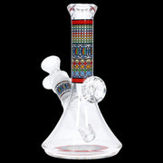 Diamond Beaker w/ Colourful Tube - 7 in.