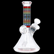 Diamond Beaker w/ Colourful Tube - 7 in.