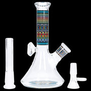 Diamond Beaker w/ Colourful Tube - 7 in.