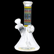 Diamond Beaker w/ Colourful Tube - 7 in.