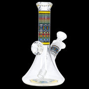 Diamond Beaker w/ Colourful Tube - 7 in.