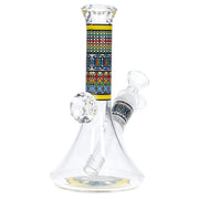 Diamond Beaker w/ Colourful Tube - 7 in.