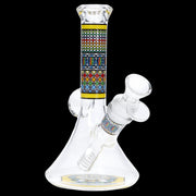 Diamond Beaker w/ Colourful Tube - 7 in.