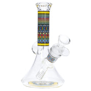 Diamond Beaker w/ Colourful Tube - 7 in.