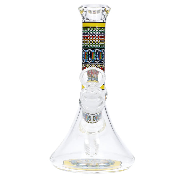 Diamond Beaker w/ Colourful Tube - 7 in.