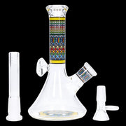 Diamond Beaker w/ Colourful Tube - 7 in.