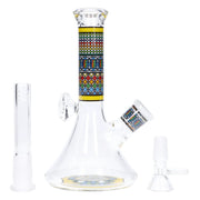 Diamond Beaker w/ Colourful Tube - 7 in.