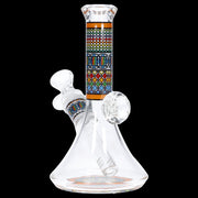 Diamond Beaker w/ Colourful Tube - 7 in.