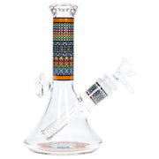 Diamond Beaker w/ Colourful Tube - 7 in.