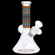 Diamond Beaker w/ Colourful Tube - 7 in.
